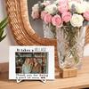 It Takes a Village Thank You Gifts Picture Frame 4x6, Thank You Picture Photo Frames for Desk Tabletop Decor, Appreciation Boss Gifts for Friends