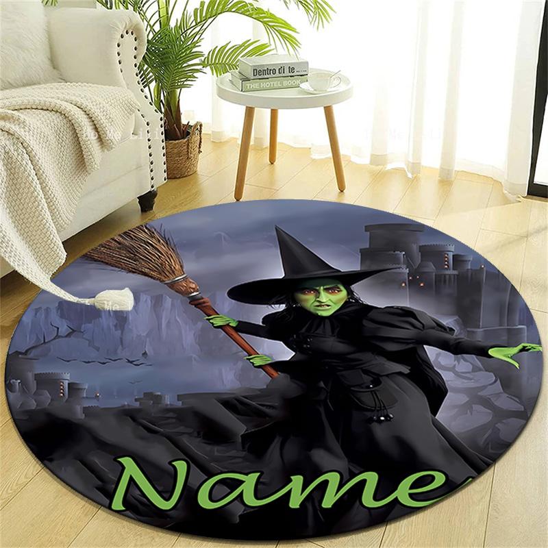 Personalized W-Wizard Round Chair Office Rug - Perfect for Mat, Office Chair & More - Ideal Gift for Birthdays and Holidays