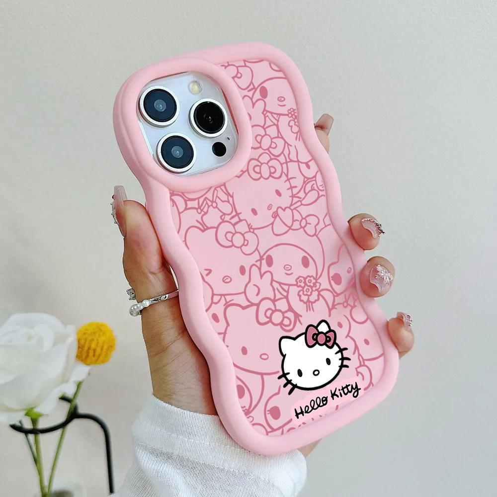 Red Line Hello Kitty Case For Huawei Honor 400 Lite Pro 90 Lite X9A X9B X9D X8A X8C X8B X8 X7A X7B X7D X5C 5G Cinnamoroll Cover