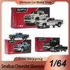Новое поступление Smallcar 1:64 Chevrolet Silverado Пикап Сплав Миниатюрный Chevrolet Пикап Литая Модель Автомобиля Игрушки Детский Орнамент Подарок