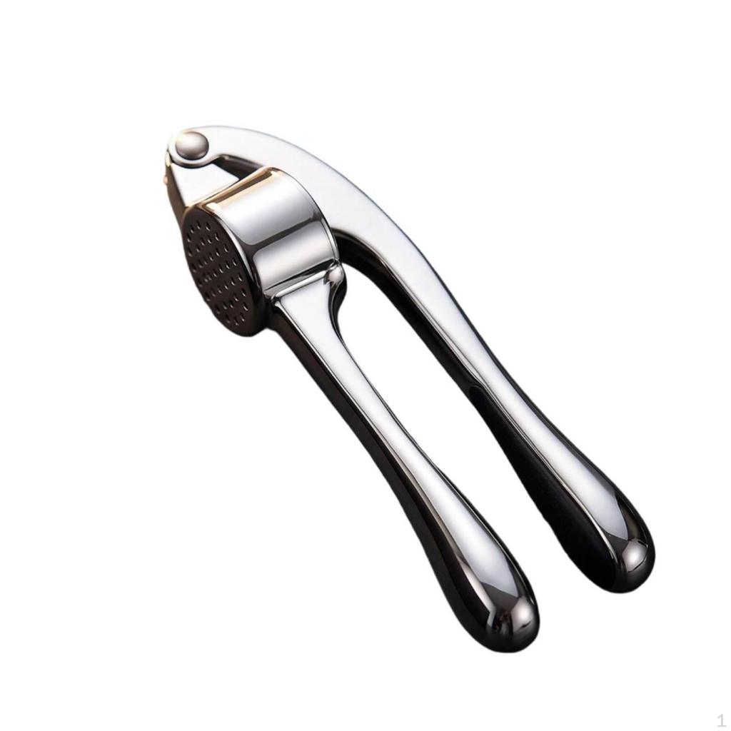 Garlic Press Zinc Alloy with Storage Box HandPress for Home Cooks, Everyday Cooking,