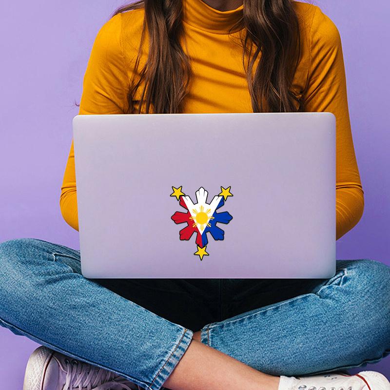 Pride Philippines Автомобильные наклейки Декаль Виниловая Съемная Водонепроницаемая Наружная Для Бампера Автомобиля Окна Ноутбука Компьютера Декорация Автоаксессуары JM50