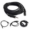 3.5mm Male To 3.5mm Female Extension Stereo Audio Cable Tool Headset Dual Use