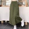 ZANZEA Women Casual Elastic Waist Loose Summer Skirts