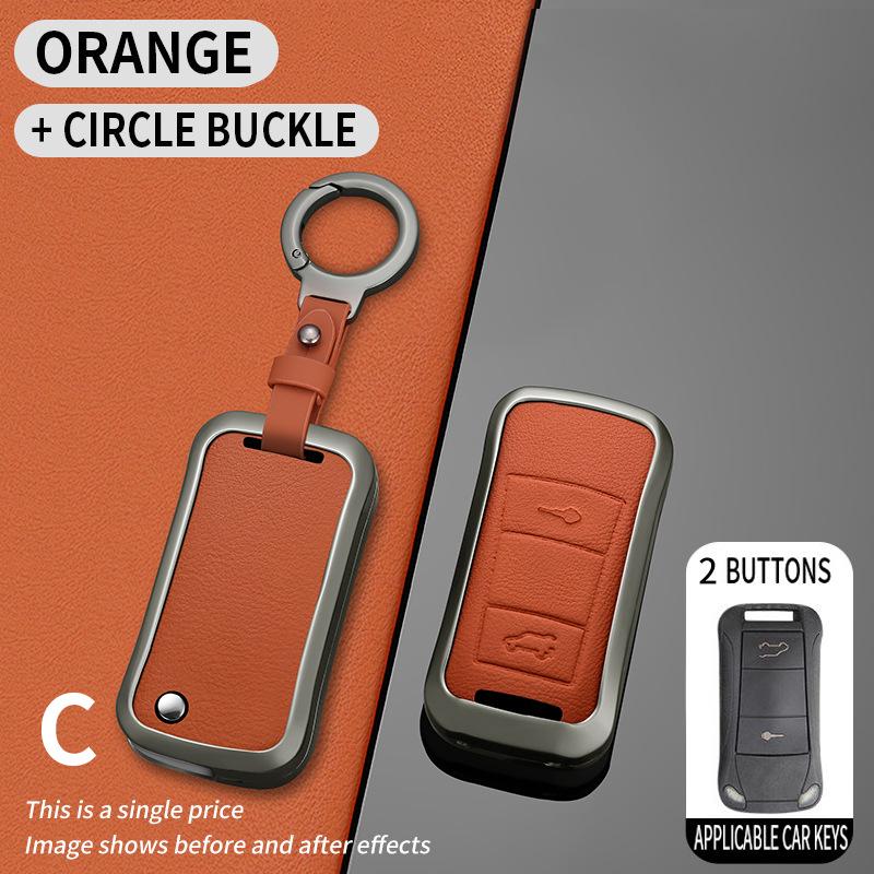 Совместимый комплект чехлов для ключей для складного пульта Porsche Cayenne 2006-2009 гг.