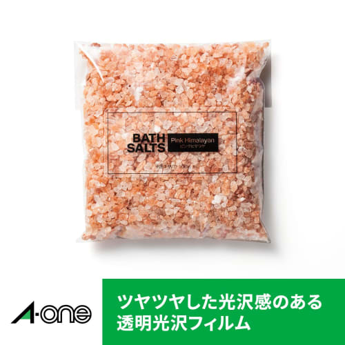 A-One Label Stickers Glossy Transparent Uncut 10 Sheets 28426