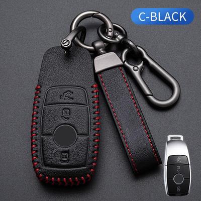 Чехол для автомобильного ключа из кожи Oli для Benz ACESG Class GLC CLE CLA GLB GLS W177 W205 W213 W222 X167 AMG 3 кнопки