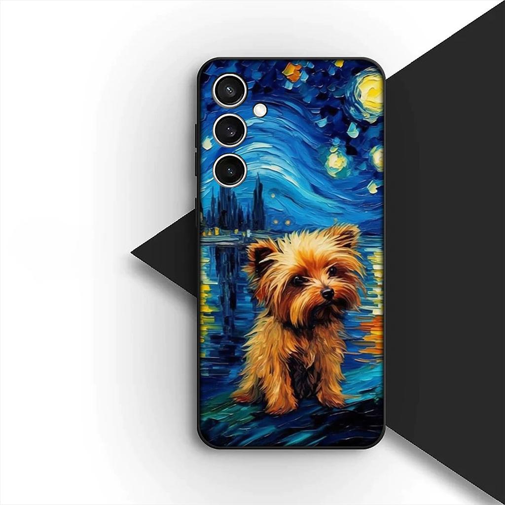 Casing for Apple iPhone 12 13 Pro Max Mini ProMax X XR Air 13Pro XS Phone Cover Soft Case Yorkshire Terrier Yorkie Dachshund Dog