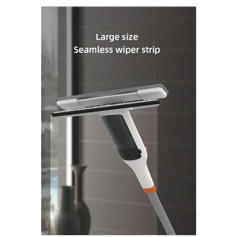 Набор для чистки стекол Набор для чистки стекол 3 в 1 | Распылитель, мытье и скребок — идеально подходит для высоких окон, душевых дверей и автомобильных стекол