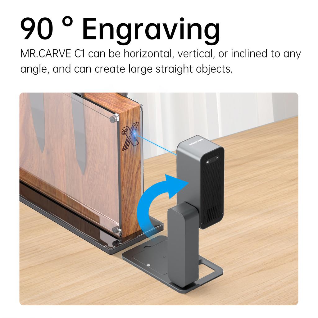 MR.CARVE C1 Laser Engraver 5W Blue Light Laser Cutting and Carving Machine with Auto Focus 0.05