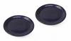 Set of 2 Ruri Salt Plates, Mino Ware, Navy Blue, Made In Japan, ACS WEB SHOP, for Purifying, Lucky Salt, Feng Shui, and Money.