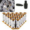 20Pcs Racing Wheel Lug Nuts  Aluminum M12x1.5/1.25mm  Universal Car Wheel Lug Nut Extended Screw For Toyota Honda Auto Accessori