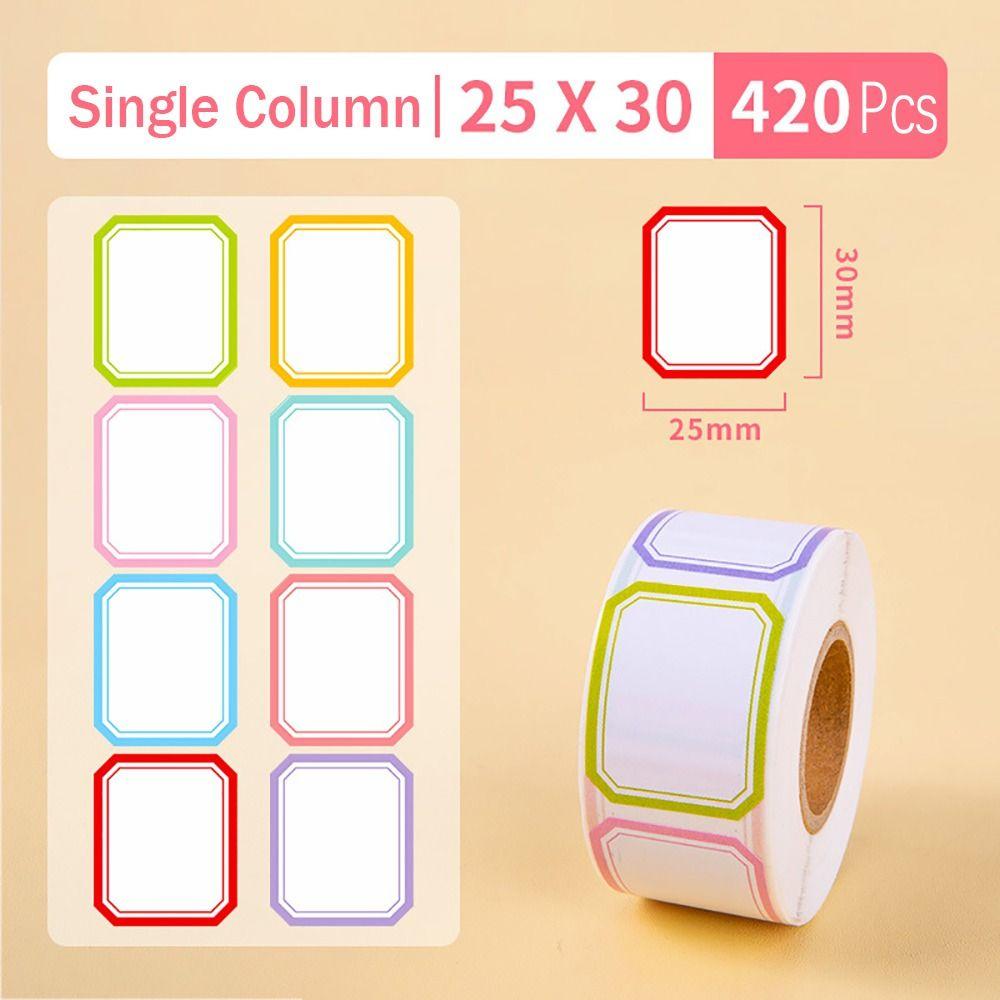 Waterproof Label Stickers Self-adhesive Tag Sticker Portable Writable Sticker