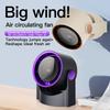 Mini Desktop Circulating Fan 4 Speed Wind Control Electric High-speed Fan USB Rechargeable Mini Circulating Cooling Fan