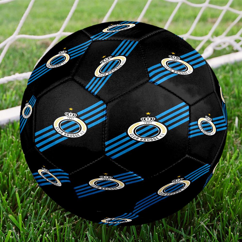 FC Brugge Crest Size 5 Soccer Balls, Anti-Slip, Protective Football, Outdoor Sport, a Unique Gift Suitable for him/her, Birthdays