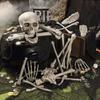 28Pcs Halloween Skeleton Bones Halloween Props Skeleton Tricky Bones Haunted House Party Decorations