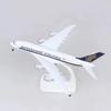 Металлическая модель самолета литье под давлением 16/20 см, Singapore Airlines B777 B747 A380, модель самолета игрушка для демонстрации и коллекции