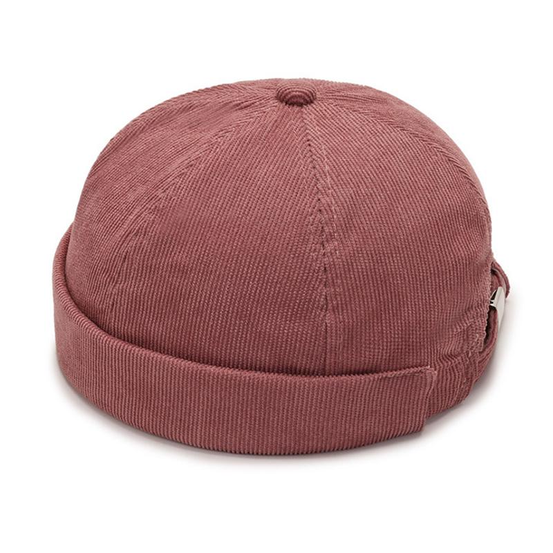 Шляпы без полей Шляпы в стиле хип-хоп Регулируемая уличная повседневная портативная винтажная купольная шляпа