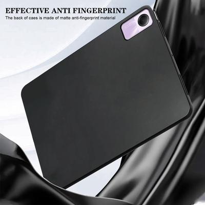 Силиконовый чехол для планшета RedMi K Pad 2 SE 11 8.7 "10.61" Xiaomi Pad 6 7 5 6S Pro 12.4 Гибкий Мягкий ТПУ Черный Корпус Задняя Крышка