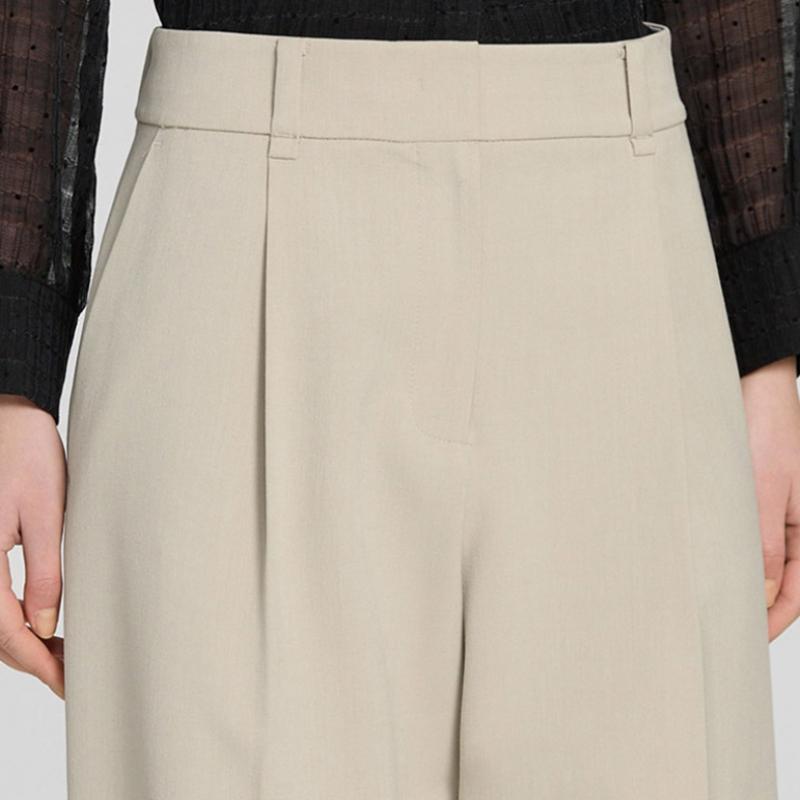She Smiss Pleat Straight Pants Swwslp11040 Lb