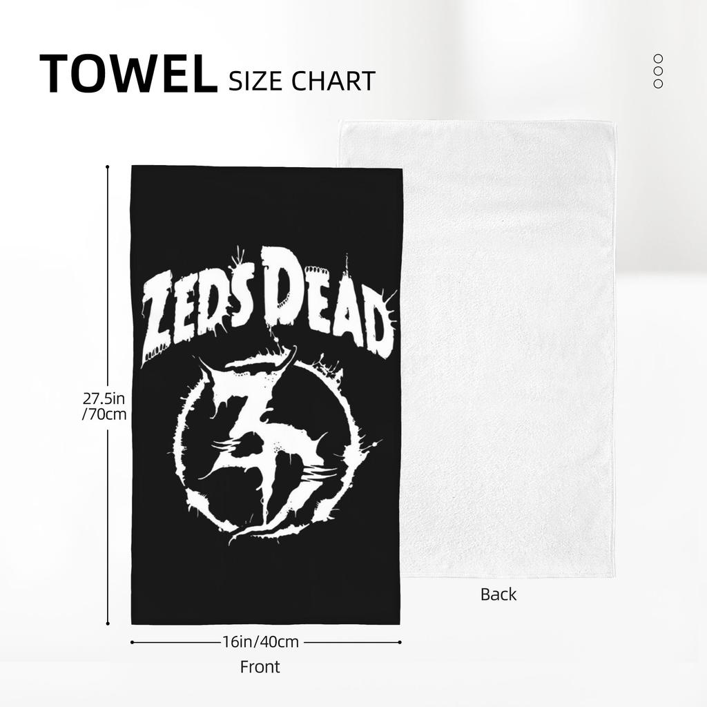 Zeds Dead Soft Face Towel Quick Dry Pool Bath Cotton Towels Absorbent