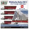 KATO N gauge Вагон пассажирский альпийский красный Ew I базовый набор Железнодорожная модель пассажирский вагон 4 вагона 10-1413