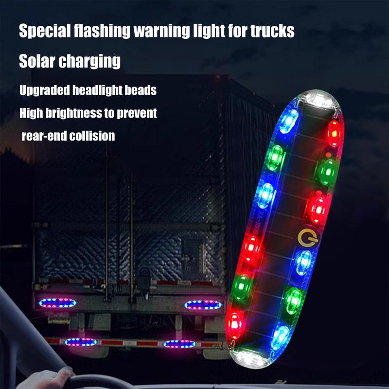 Для автомобилей Солнечный стробоскоп Предупреждающий свет Светодиодный стробоскоп Беспроводные солнечные фонари Для грузовиков Солнечные предупреждающие огни для автомобилей Мотоцикл