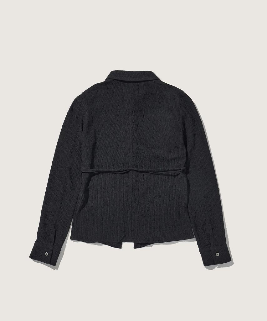 PLAC WOMEN Wrinkle Strap Shirt Black