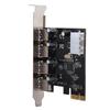 5 Гбит/с Сверхвысокоскоростной PCI E на 4 x USB 3.0 Express Карта расширения Адаптер