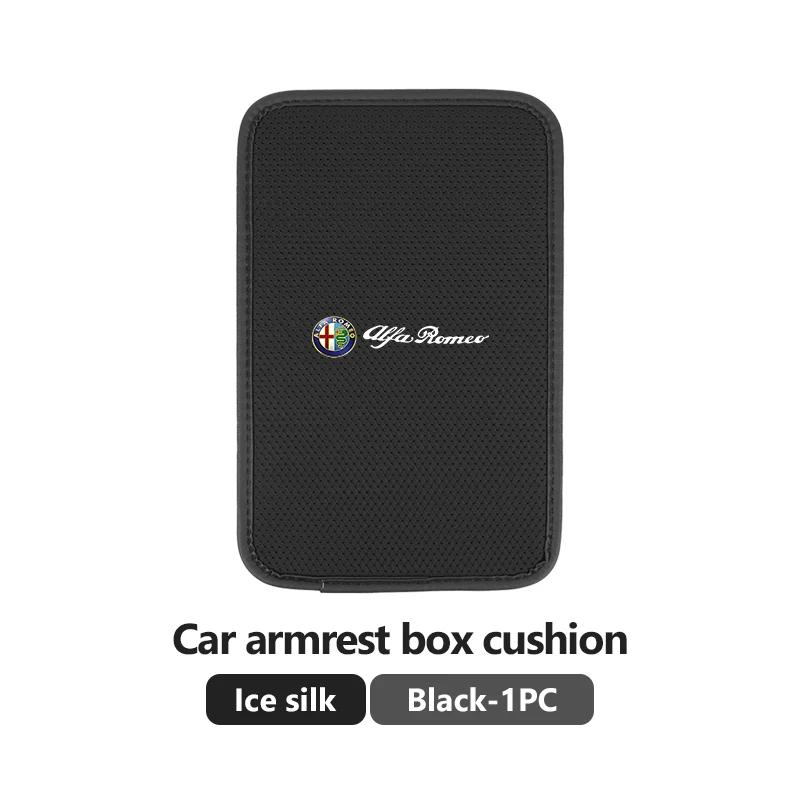 Car Sticker For Alfa Romeo 159 147 Car Armrest Mat Center Console Arm Rest Protection Cushion Storage Box Cover Pads For Alfa Ro EO0