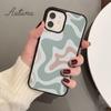Liquid Swirl Contemporary Abstract In Light Sage Green Grey Phone Case for iPhone 11 12 13 14 Pro Max Mini XR XS SE2020 7 8 Plus