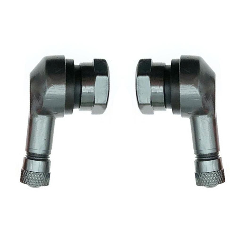 1 Pair Universal Motorcycle Wheel Tire Valves Stem Cap Air Tire Cover 90 Degree 17mm CNC Aluminum Tubeless Valve Stems 7 Color