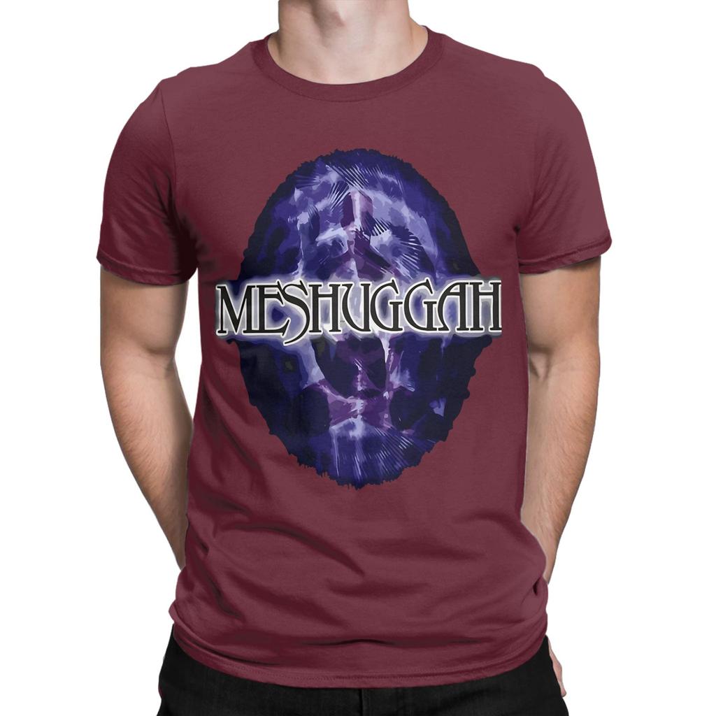 Art Logo Graphic Funny 100 Cotton Tshirt Meshuggah Tees Tops For Unisex