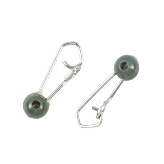 20 шт. Застежки-карабины для лески и грузила, Зажимы для рыбалки, Маленький мини-дизайн, Легко носить, Пресноводные, Из нержавеющей стали, Рыболовные снасти