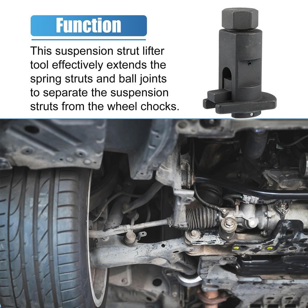 uxcell Suspension Strut Spreader Tool Car Strut Shock Absorber Dismantle Spreader Remover Universal Black