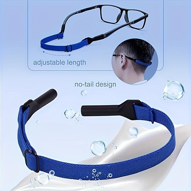 4 Pack Color Glasses Elastic Rope Polyester Silicone Metal Glasses Rope Chain Anti Slip Fixed Glasses Accessories Adult