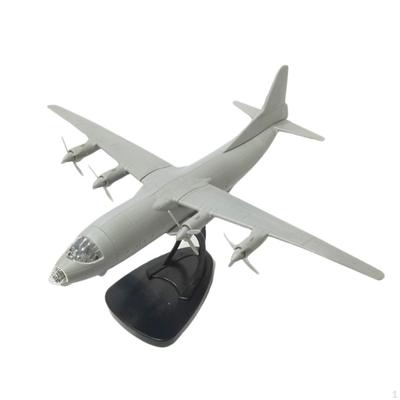 1:144 Модель самолета 3D-головоломка Научная настольная декорация Самолет своими руками с демонстрационной базой