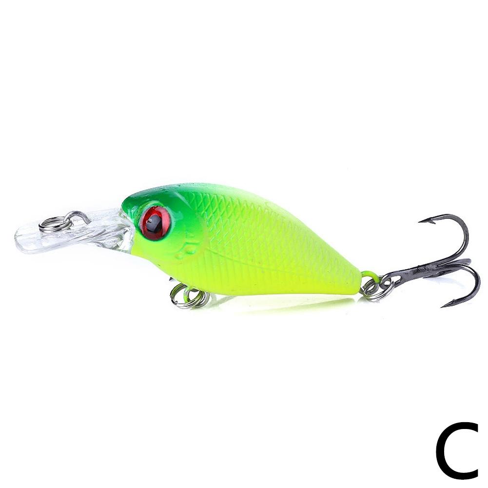 5см 4.4г Микро Крэнкбейт Тройники №10 Колеблется Джеркбейт Крэнк Рыбалка окунь Снасть Троллинг щука T5I1