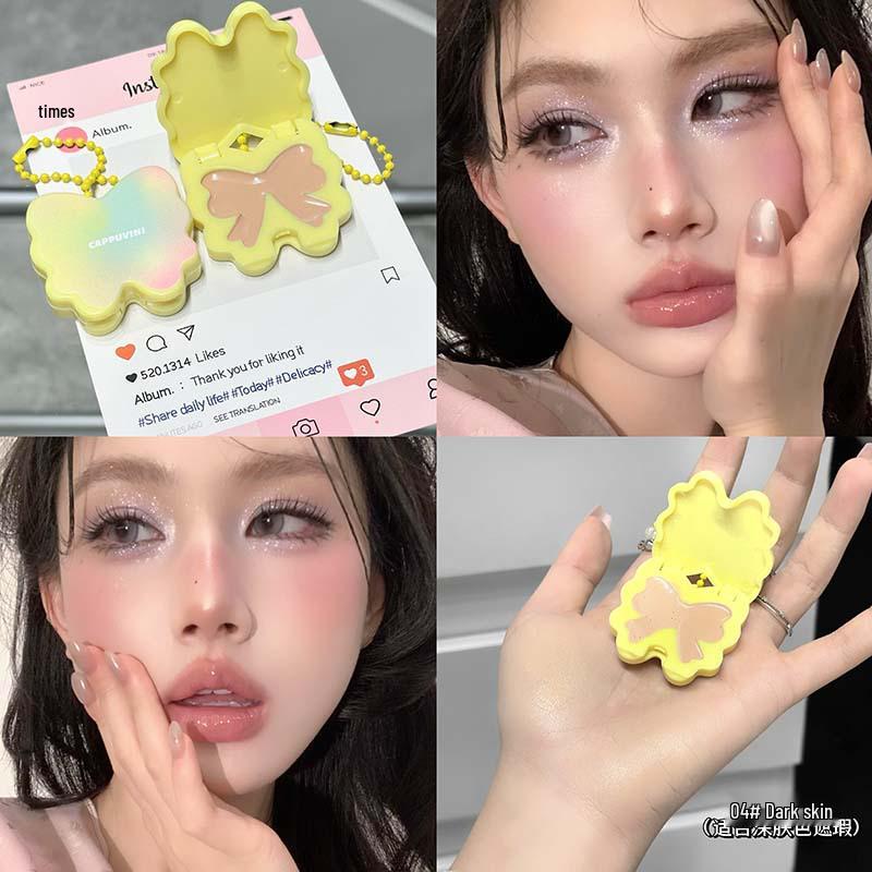 Каппувини Легкий Бальзам для Лица 'Бабочка': Многофункциональный хайлайтер и румяна для естественного матового эффекта. Идеально для студентов и вечеринок.