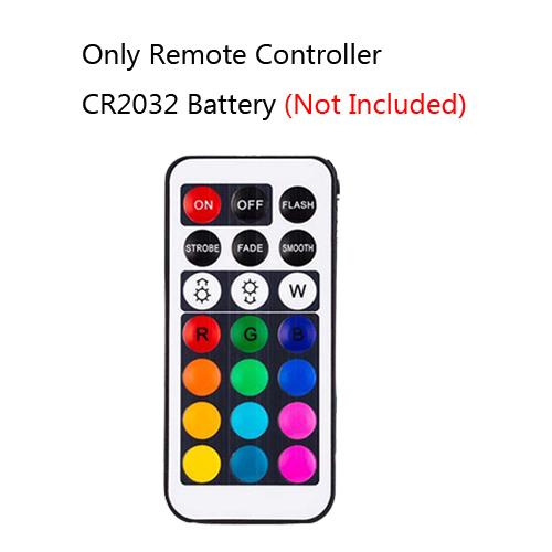 Светодиодный ночник RGB на батарейках, светодиодная лампа под шкаф, шайбовые светильники с пультом дистанционного управления для дома, гардероба, кухни, витрины, украшения