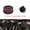 Motorcycle Air Filter Element Repalecment Intake Cleaner Grey/Red/Blue For Harley Dyna Softail Touring Sportster XL Road King