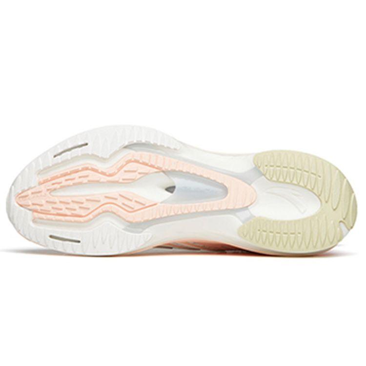 Anta Кроссовки Mach 1.0 Running Series Professional с амортизацией, нескользящие, износостойкие, с низким верхом, женские, белые, розовые 122135562-2