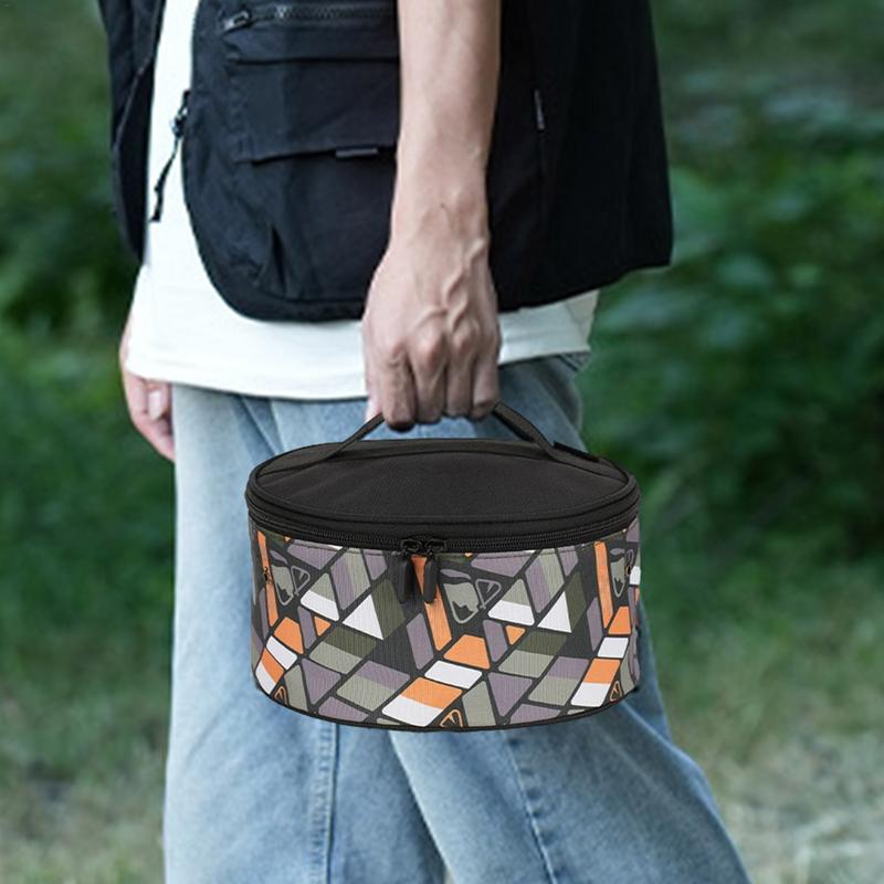 Camping Cutlery Storage Bag Camping Travel Cooking Utensils Organizer Travel Cooking Storage Bag Outdoor Portable Camping