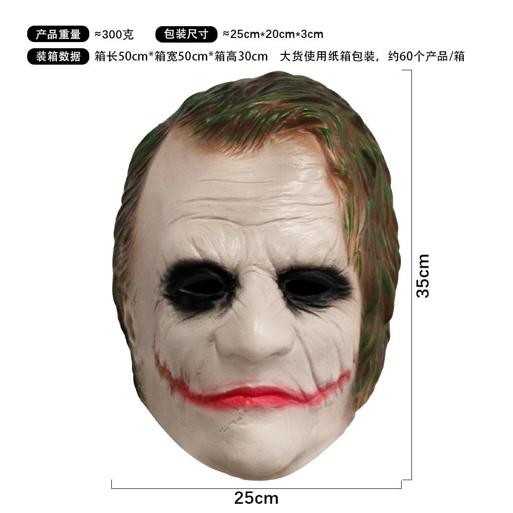 Batman Joker Movie Ghost Face Mask Halloween Live Streaming Horror Mask Masquerade Party Prank Prop