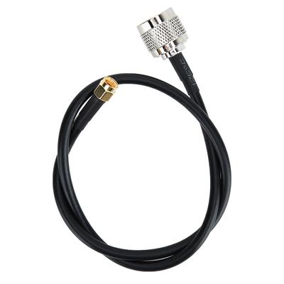 Покрытый никелем и золотом коннектор для оптоволоконного кабеля SMA Male to N Male Reverse Pulse RG58 Transfering