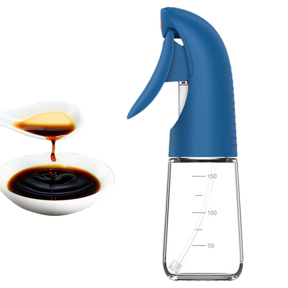 Oil Spray Bottle For Cooking 150ml Oil Spray Mister For Cooking Refillable Glass Sauce Container Kitchen Gadget For Air Fryer