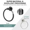 Bathroom Towel Ring Hook Hardware Accessories Storage Holder 304 Stainless Steel Hand Towel Holder Modern Round Towel Hanger