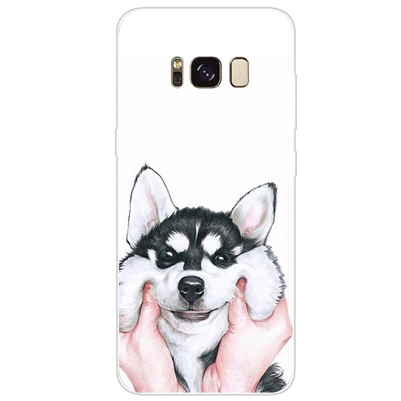 Чехол для Samsung Galaxy S8 Plus, силиконовый чехол, милый мягкий чехол из ТПУ для Samsung Galaxy S8 S 8 Plus, чехол-бампер для телефона S8Plus Coque