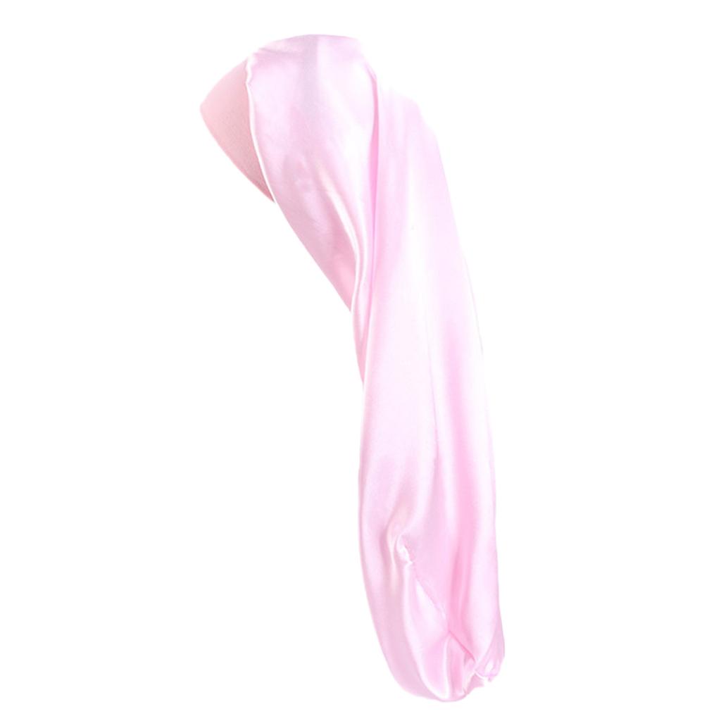 Атласная шапочка для сна, большая двусторонняя шапочка для сна, шапочка для волос