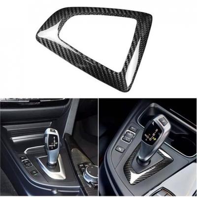 Панель накладка на консоль рычага КПП из настоящего карбона для BMW F20 F22 F30 F32 F33 F36